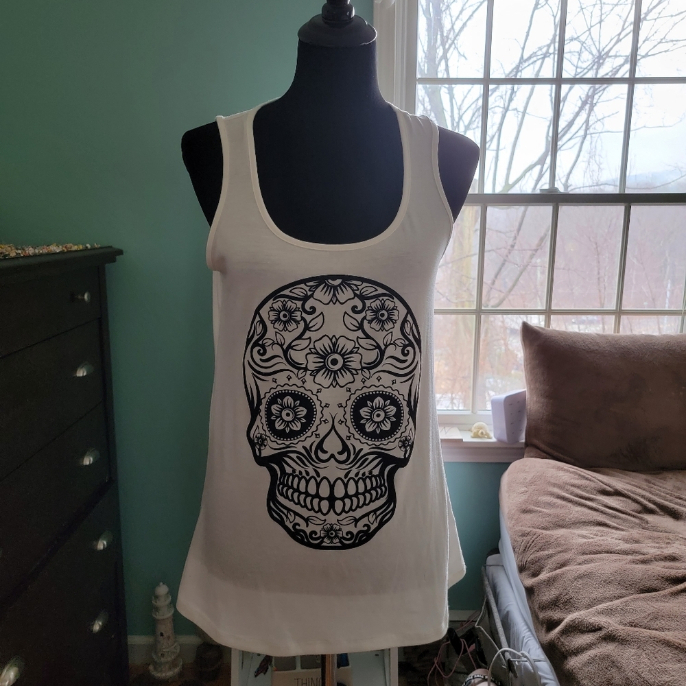 Glitter skull tank from Hot Topic